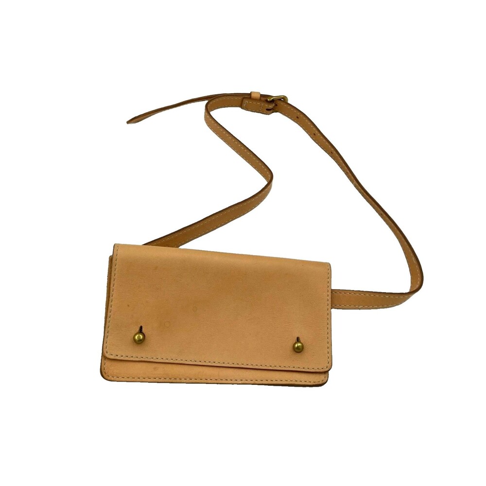 Madewell Genuine Leather Simple Pouch Belt Bag Fanny Pack Unlined